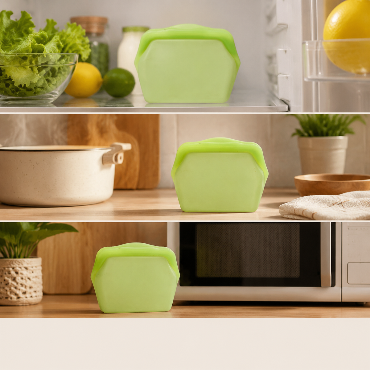 Stand-Up Food-Grade Silicone Storage Bag