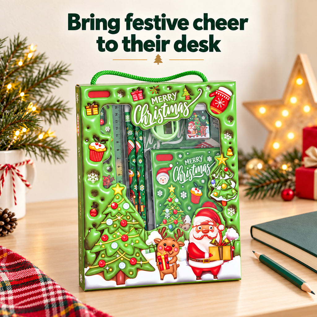 Christmas Stationery Gift Set for Kids