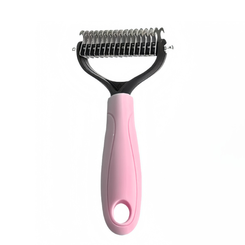 Small pink grooming tool