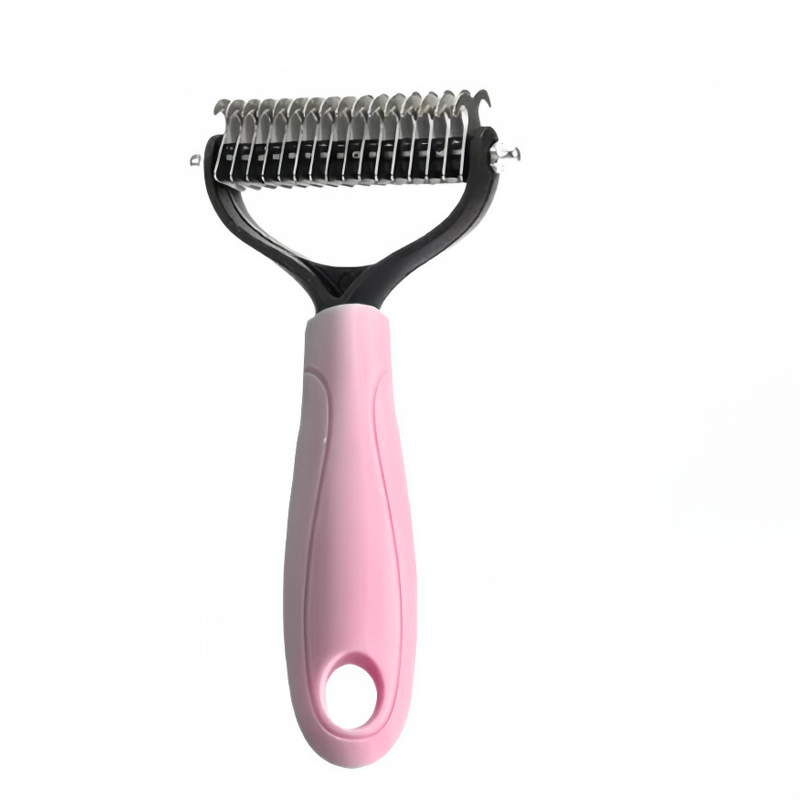 Large pink grooming tool