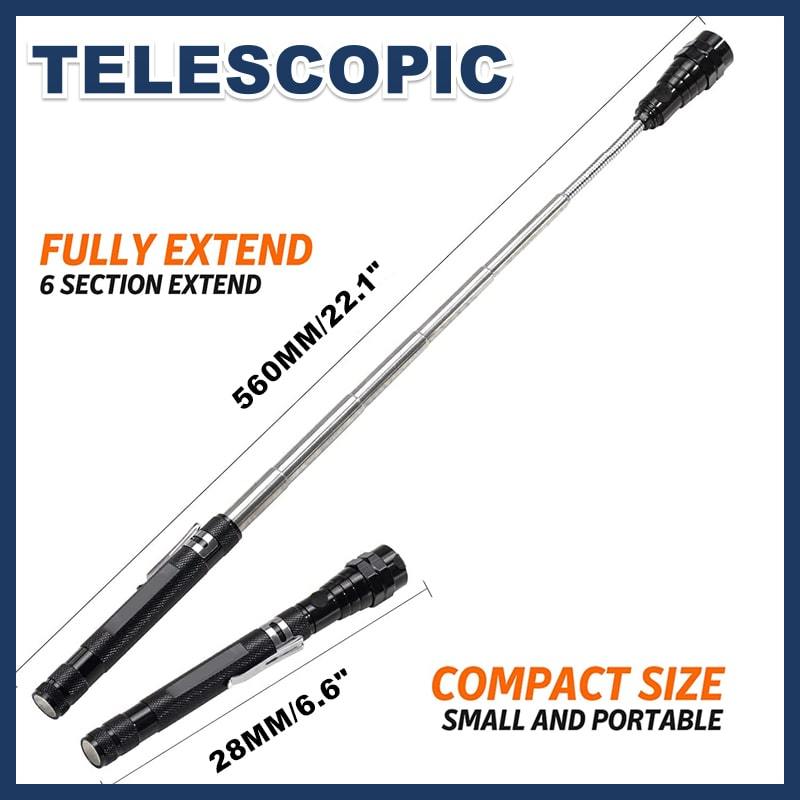 Magnetic Flexible Neck LED Work Flashlight