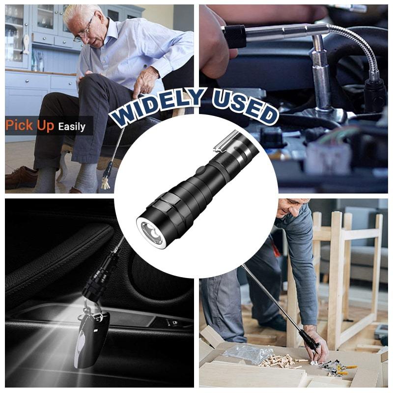 Magnetic Flexible Neck LED Work Flashlight