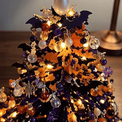 DIY Beaded Mini Christmas Tree Tabletop Decor Craft Kit