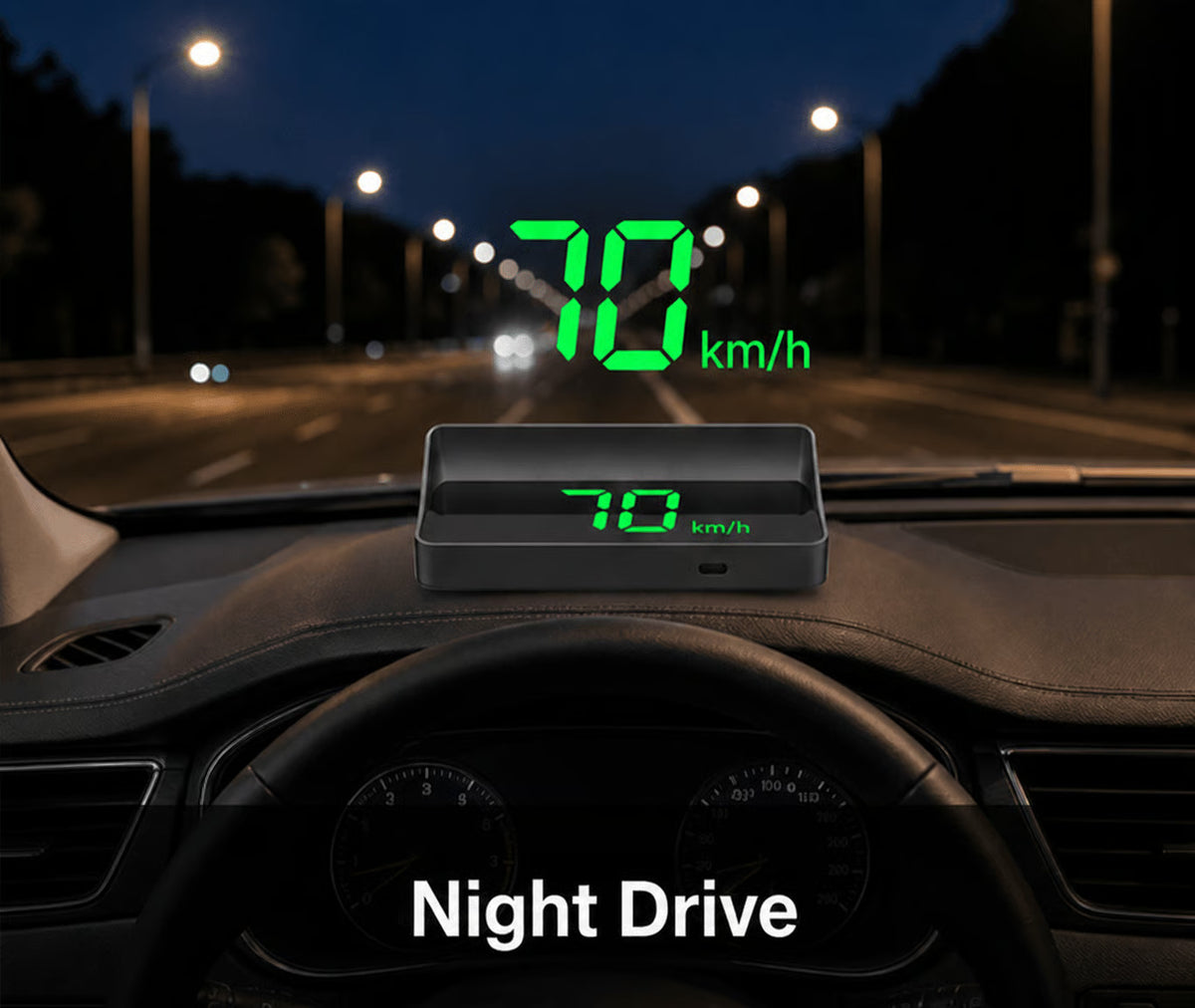 Universal GPS Car Speedometer Head-Up Display