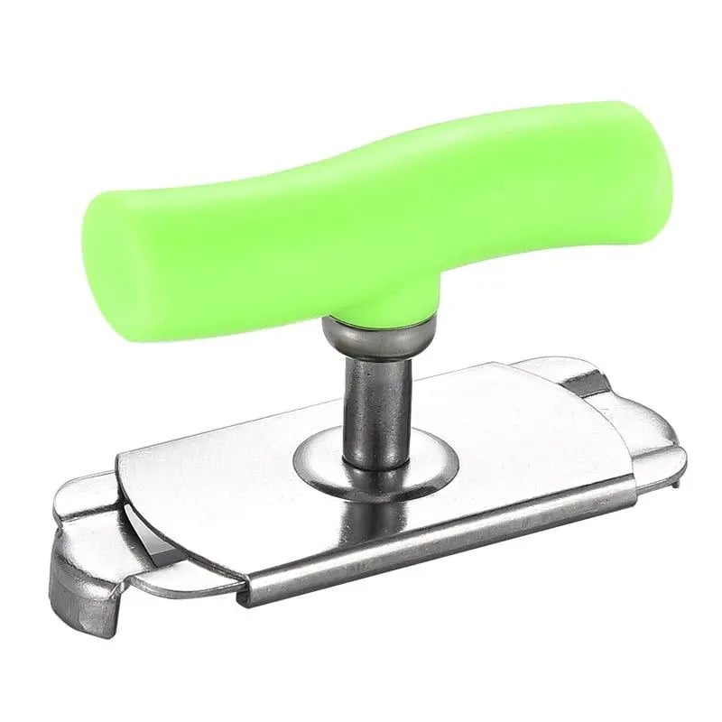 Green handle and adjustable metal clamp