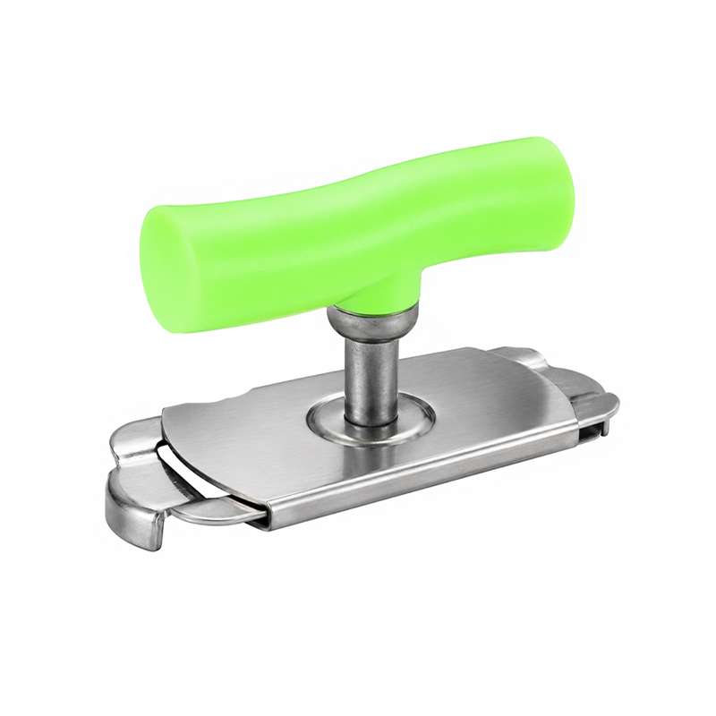 Green adjustable stainless steel jar opener