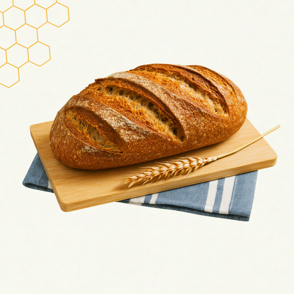 Reusable Beeswax Cotton Bread Bag