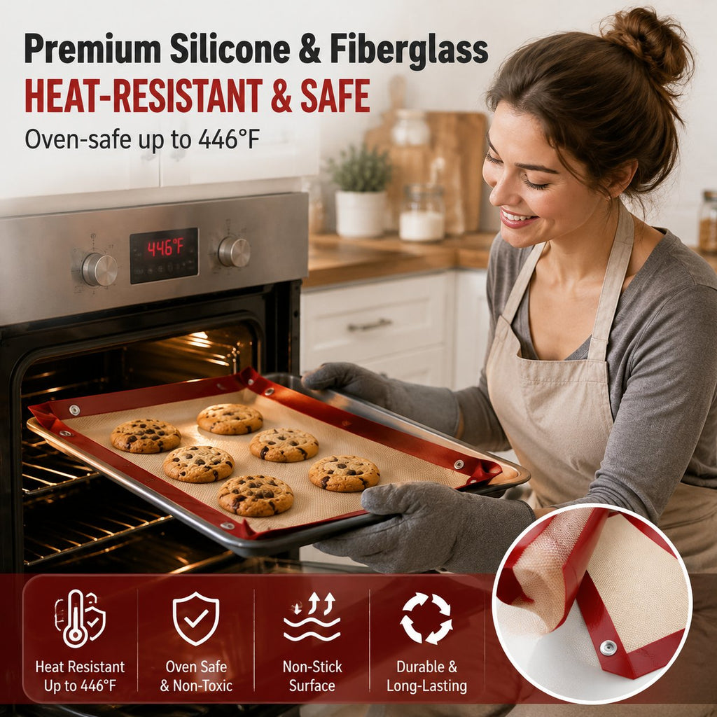 Snap-Up Silicone Baking Mat