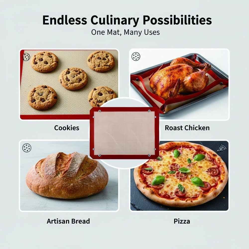 Snap-Up Silicone Baking Mat
