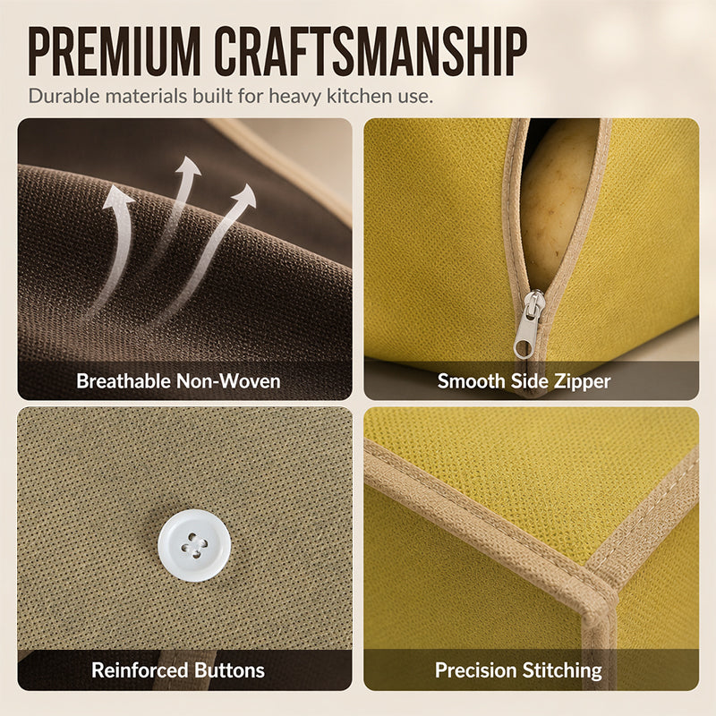 Close-up collage of fabric, side zipper, button and seams