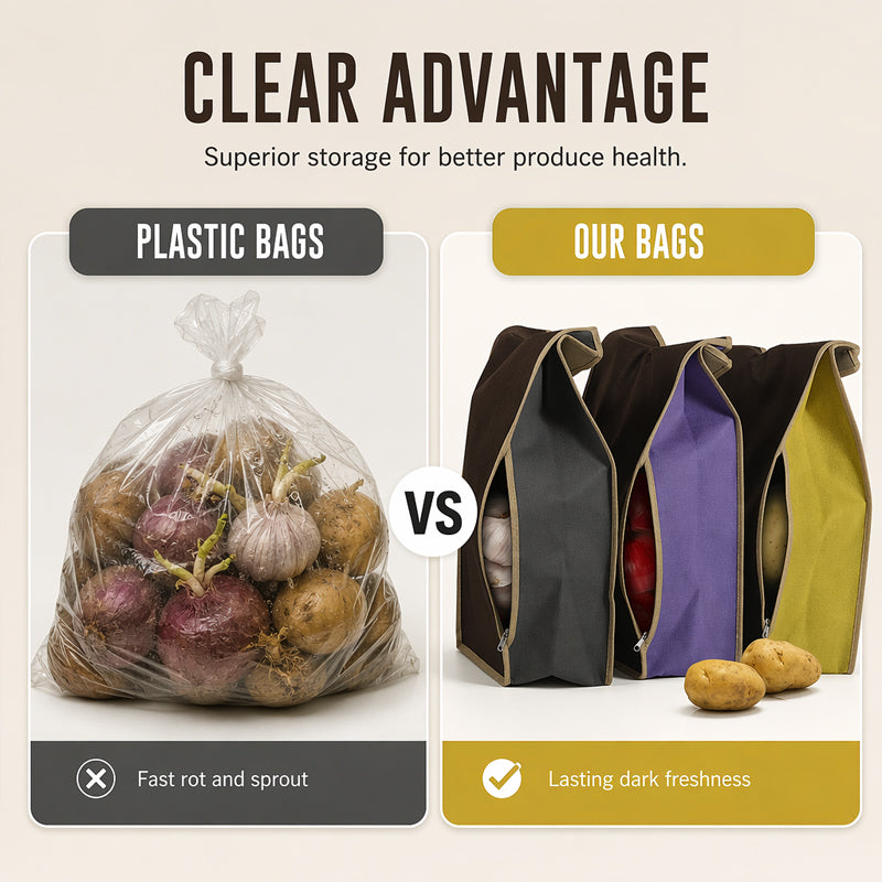 Breathable Potato and Onion Storage Bag