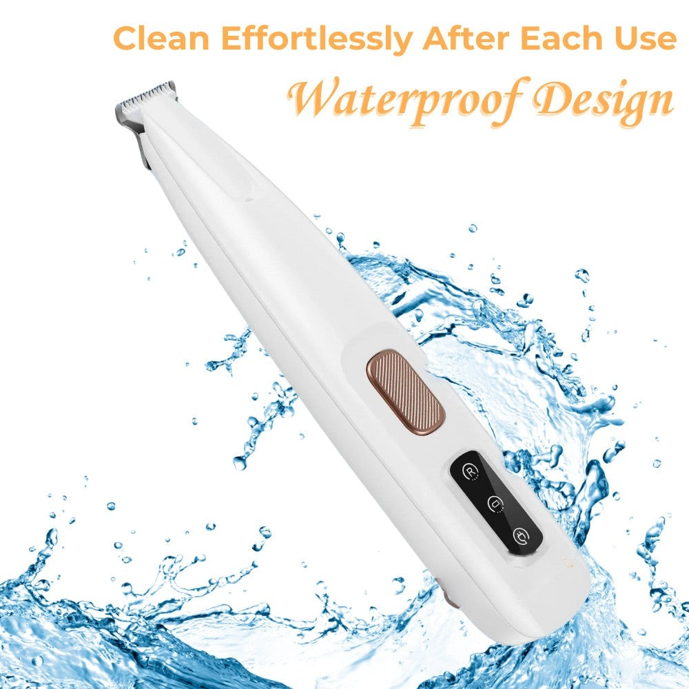 Cordless Pet Paw Hair Trimmer with LED Light