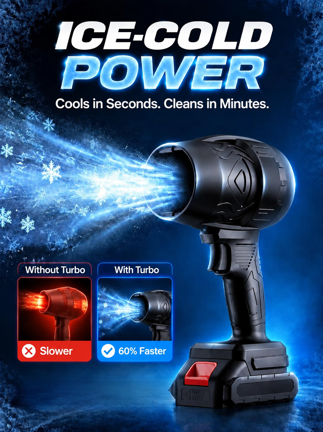 Cordless Handheld Turbo Blower