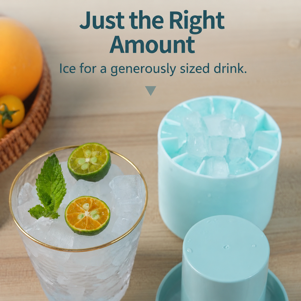 Silicone Ice Cube Maker Cup Mold
