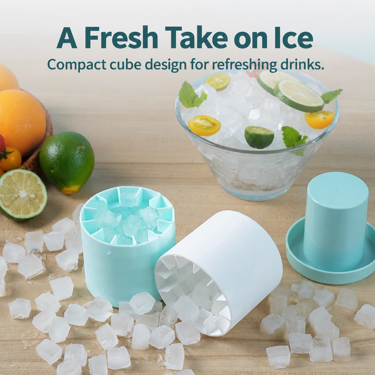 Silicone Ice Cube Maker Cup Mold