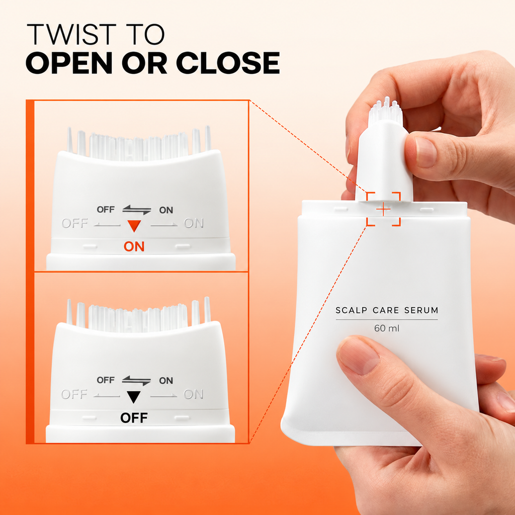 Scalp Care Serum with Built-In Applicator Brush