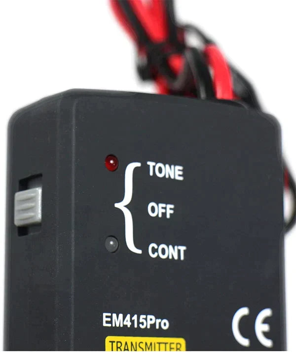 Close view of transmitter controls