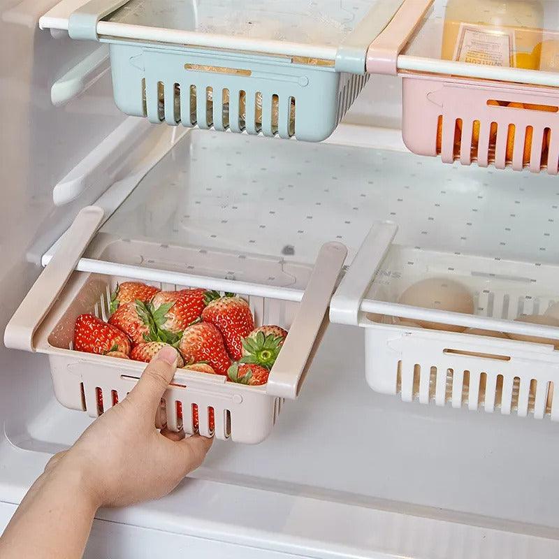 Adjustable Refrigerator Drawer Organizer