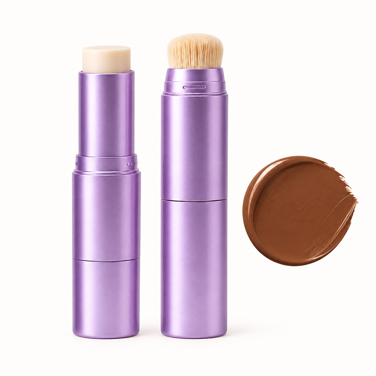 Foundation stick with Dark Skin shade swatch
