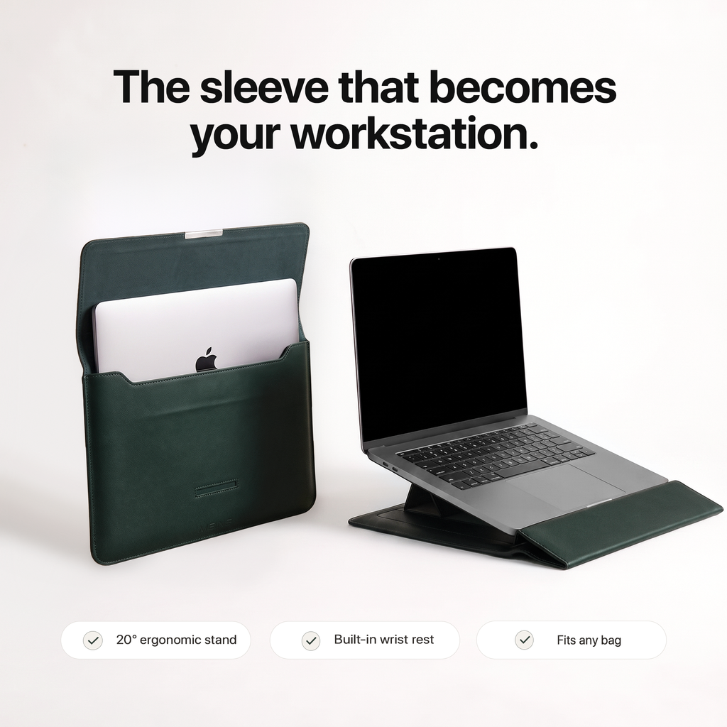 Multifunctional Laptop Sleeve with Foldable Stand