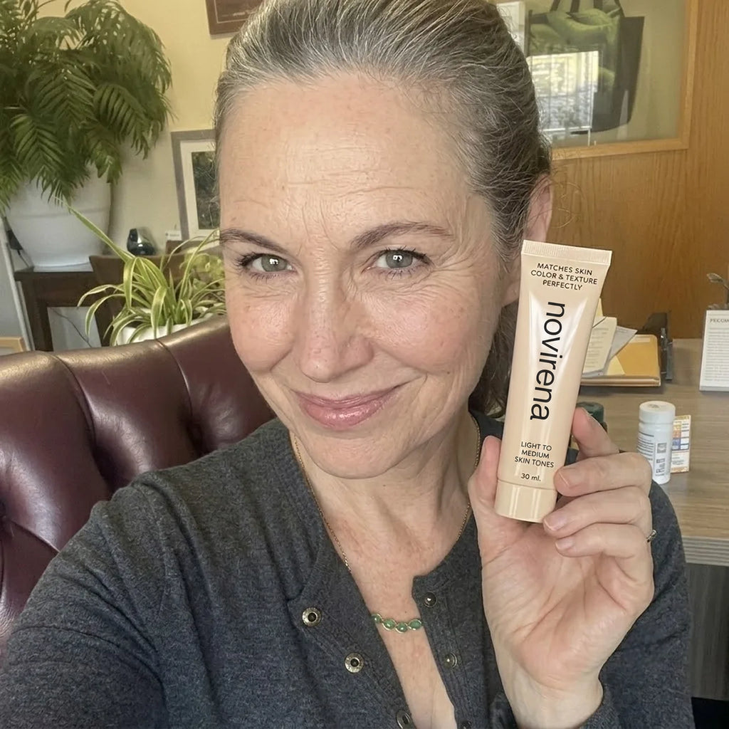 novirena Color Changing Liquid Foundation tube