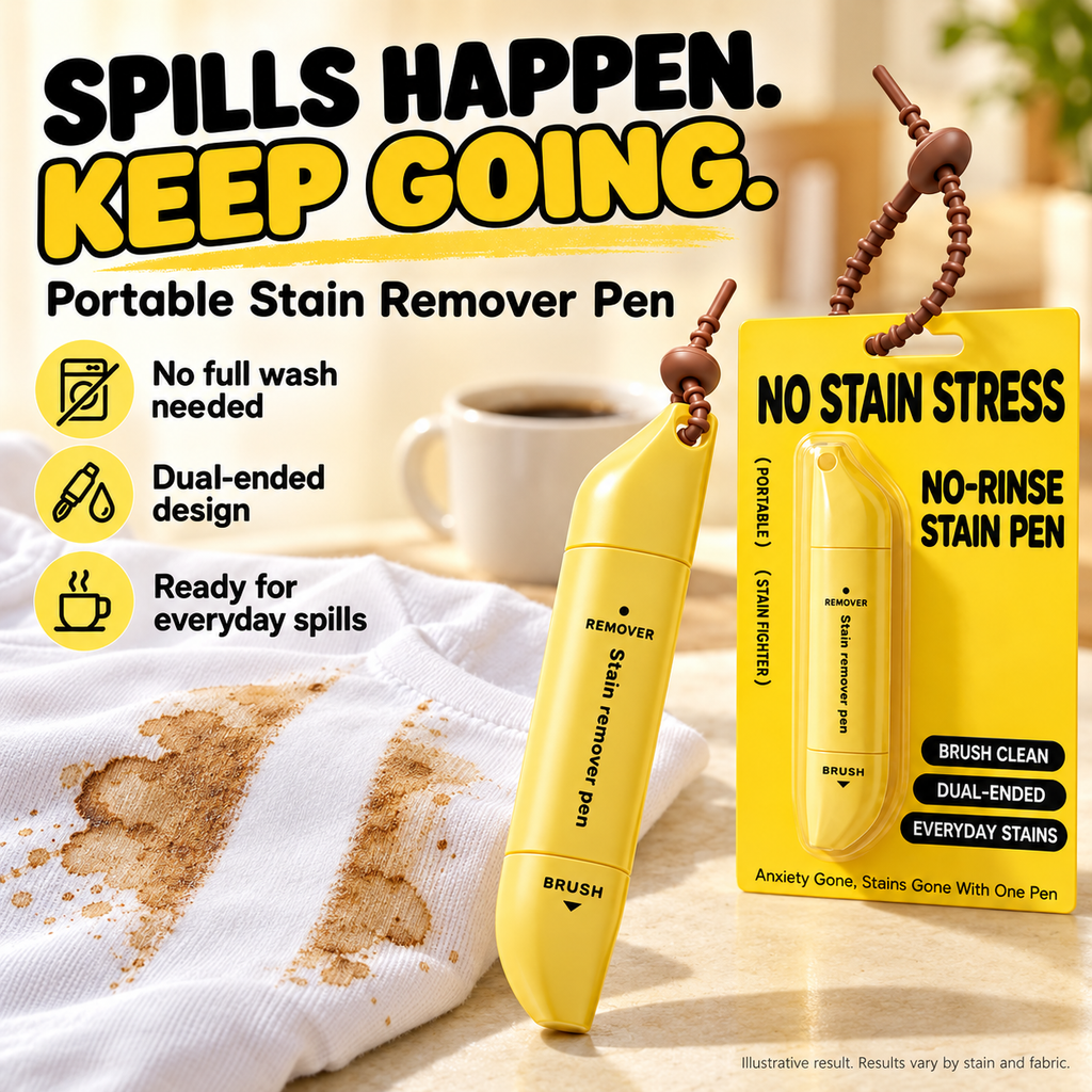 Portable No-Rinse Stain Remover Pen