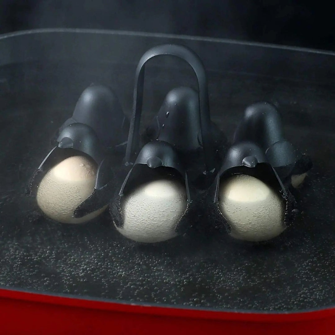 Penguin Egg Holder and Cooker for Boiling and Storage
