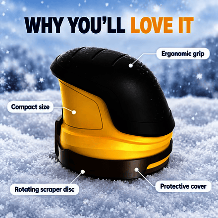 Rechargeable Electric Car Snow Scraper & Ice Scraper