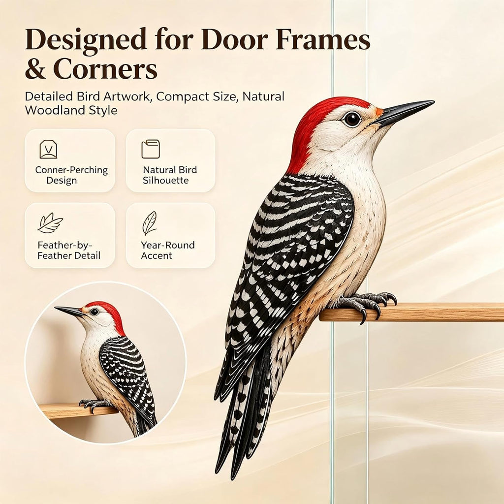 Woodpecker decor details