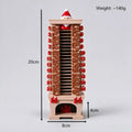 Small Santa chimney advent calendar size diagram