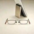 Foldable Blue Light Blocking Glasses with Phone Stand Case